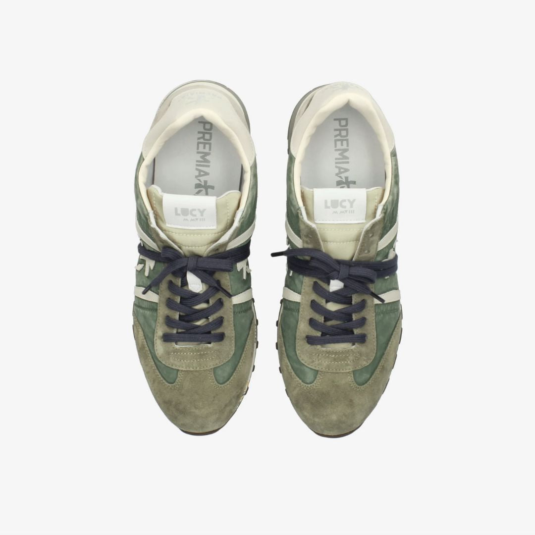 スニーカー PREMIATA Men Sneakers LUCY VAR 7256 GREEN Green Zapatillas Premiata Lucy Var 7256