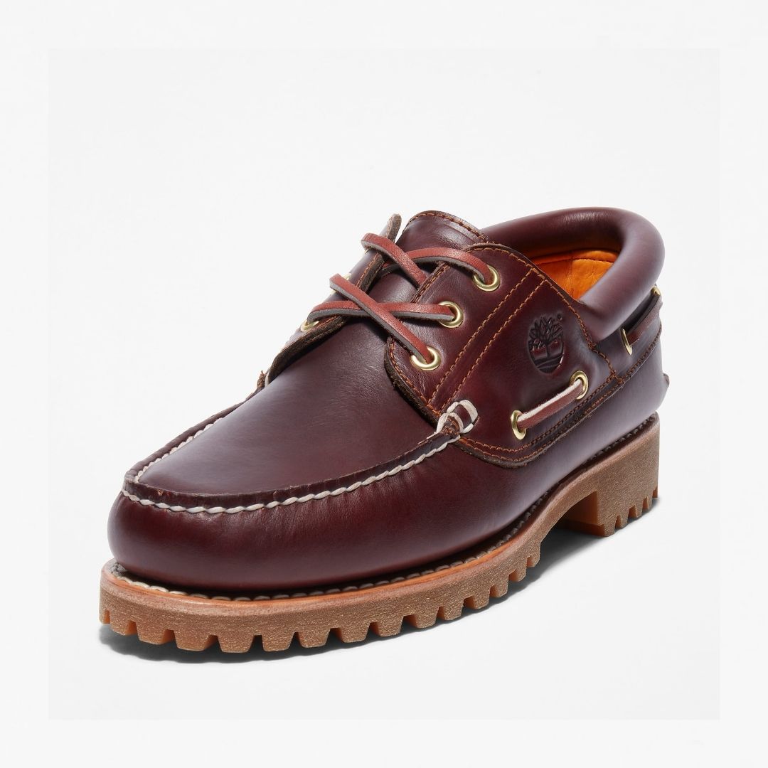 Timberland Authentic Boat Shoe Burgundy – Brands Democracy