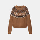 Napapijri Ubaye Jumper Brown – Brands Democracy - Main Image