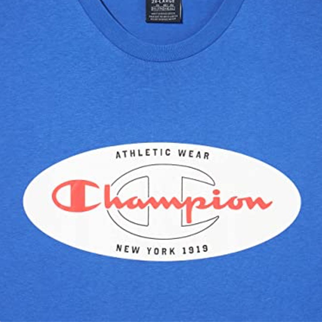 Champion T-Shirt 218560 Blau – Brands Democracy