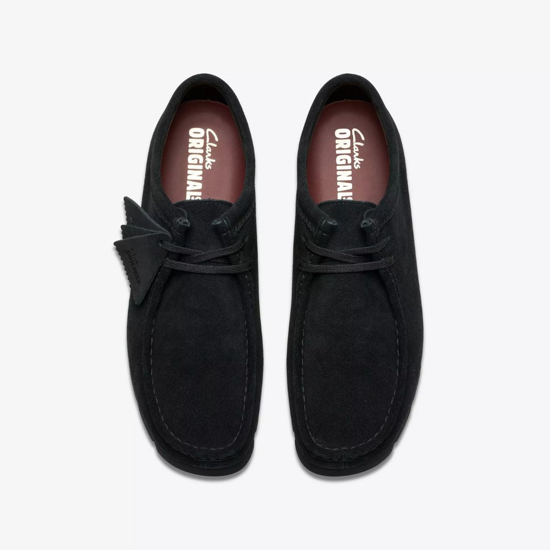 Clarks Wallabee Gore-Tex Homem Camurça Preta – Brands Democracy