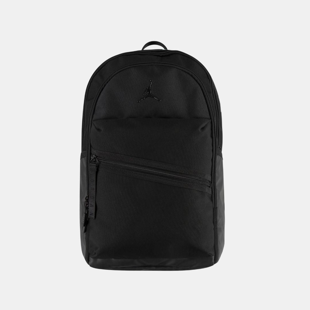 jordan black leather backpack
