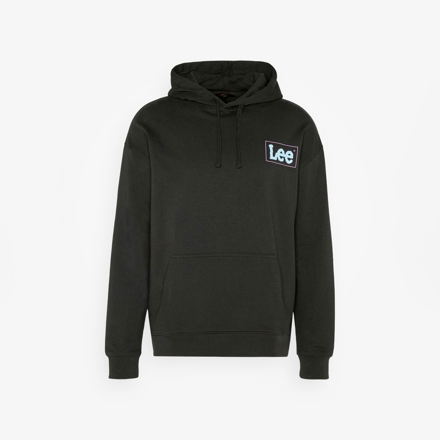 Lee Logo Loose Hoodie Washed Black – Brands Democracy