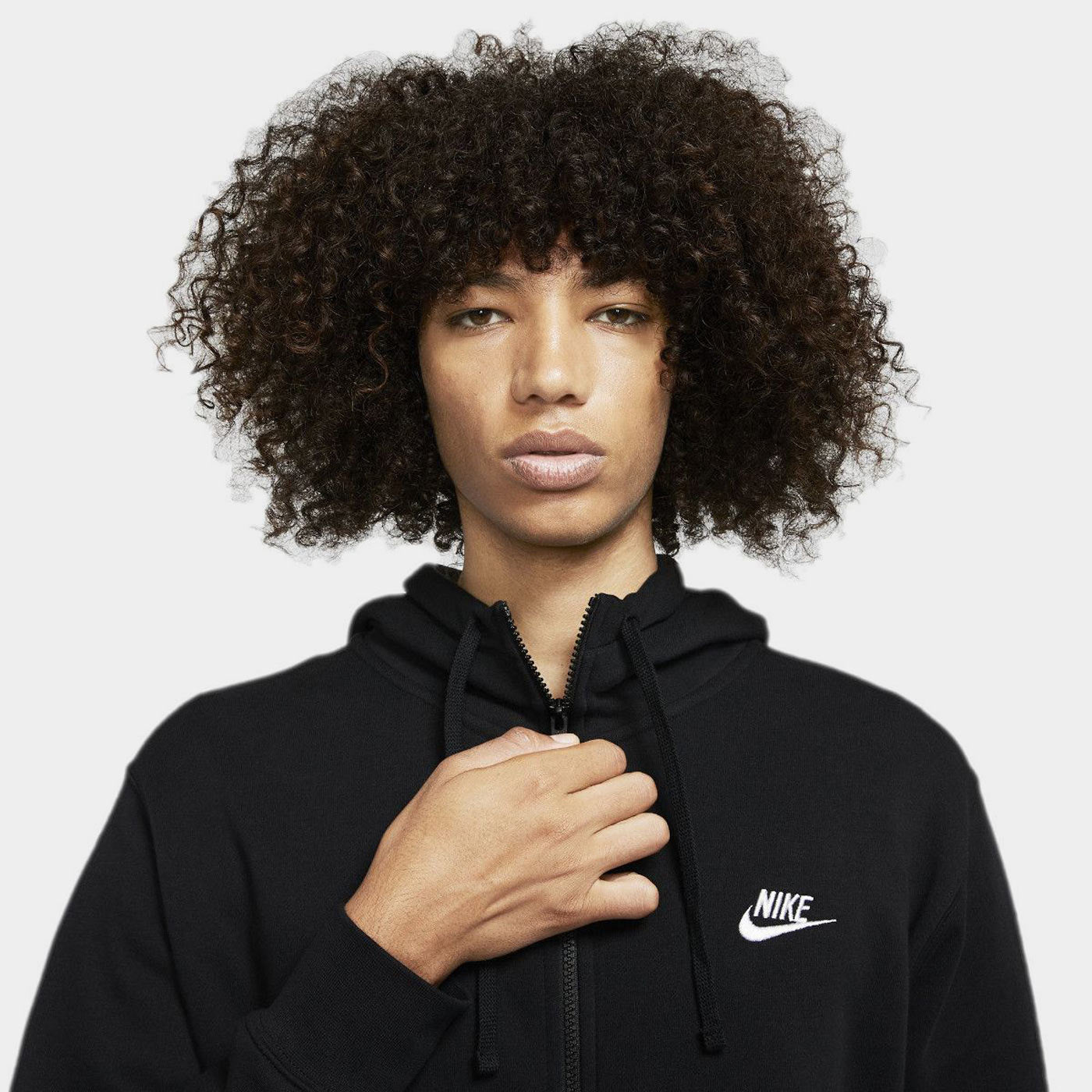 Nike Hoodie Zip Up Sport Wear Fleece Black – Brands Democracy